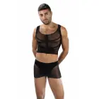 ENVY Fishnet Armor 2-osaline komplekt – must – Üks suurus — Foto 2