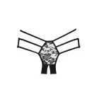 Sweet Heavens avatud jalgevahega aluspüksid – mustad – One Size Photo