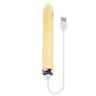 Playboy Twist of Fate Glass Vibrator – 18.5 cm (7.3″) – Yellow — Photo 8