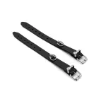 Leather Handcuffs Mini O-Ring – Black — Photo 6