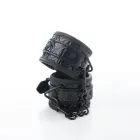 Fetish Fantasy Adjustable Vinyl Wrist Cuffs — Photo 4