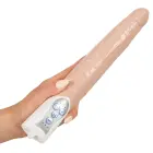 Реалистичный вибратор с функцией толчков – 27.5 cm (11″) – телесный — Фото 6