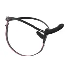 Labionda Double Harness Black – двойная страпон-упряжь – силикон – чёрный – регулируемый – пульт ДУ — Фото 1