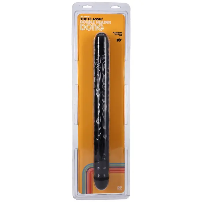 Двусторонний дилдо с прожилками – 45 cm (18″)