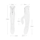 Mose 2 кролик-вибратор с функцией толчков и подогревом – 26 cm (10.1″) – зеленый — Фото 6