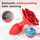 Rose besisukantis analinis kištukas – USB įkrovimas Photo