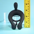 Playboy Pleasure Triple Play Vibrating Ring – Black — Photo 8