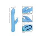 Elite Rotējošs truša vibrators – zils — Foto 4