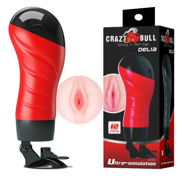 PRETTY LOVE – CRAZY BULL DELIA вагинальный мастурбатор – 12 функций