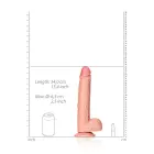 Taisns reālistisks dildo ar sēkliniekiem un piesūcekni – 30.5 cm (12″) — Foto 5