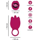 Oral Fun vibraator keele stimulaatoriga – 11.3 cm (4.4″) – roosa — Foto 9