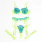 SUBBLIME 955328 Lace Lingerie Set – Green-Blue – L/XL — Photo 6