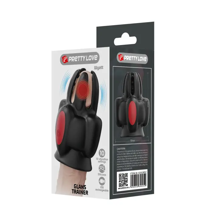 Pretty Love Wyatt vibrating glans trainer