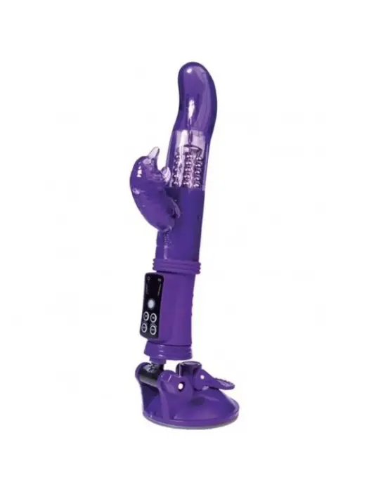 A-TOYS вибратор с клиторальным стимулятором – 22.5 cm – фиолетовый
