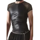 Regnes CRD007 Wetlook and Mesh T-shirt – Black – M — Photo 2