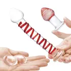 Glas Mr. Swirly – 4-piece glass set with Kegel balls and plug — Photo 7