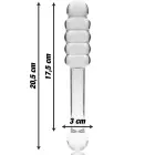 Ibiza Nebula Series Model 20 stikla dildo – 20.5 cm (8″) — Foto 3