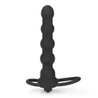 Vibrating Rock Balled Double Prober – носимое кольцо на пенис с анальным зондом – 13 см — Фото 9