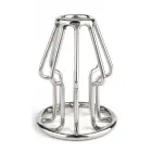 Trapezoid Anal Plug – S – Silver — Photo 1