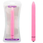 Glossy Slim Vibrator – 16.5 cm (6.5″) – Pink — Photo 1