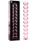 Ibiza Nebula Series Model 22 stikla dildo – 21.5 cm (8.5″) – rozā — Foto 1