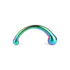 Kumer G-punkti vikerkaarevärviline dildo – 18 cm (7″) — Foto 4