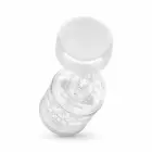 FPPR Dual-Entry caurspīdīgs masturbators – 13 cm – caurspīdīgs — Foto 6