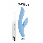 PLAYBOY In Bloom divdarbības vibrators ar sildīšanu un sitieniem, silikons, rozā — Foto 1
