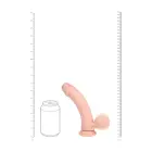 Dubultā blīvuma uzlādējams šķidrā silikona vibrators – 18 cm (7″) – miesas krāsa — Foto 9