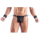 Svenjoyment Herren Rio stringi ar rokudzelžiem – 2XL – melni — Foto 2