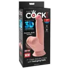 KCP 7 TDC realistlik dildo pöörlevate munanditega – 21.5 cm (8.5″) — Foto 1