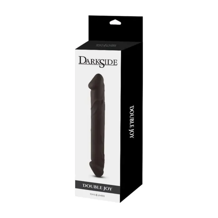 Toyz4Lovers reālistisks dubultais dildo – 23 cm (9″) – Melns