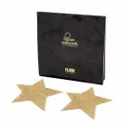Bijoux Indiscrets Flash Golden Star – korduvkasutatavad kehakleebised – kuldne – 2 tk — Foto 2