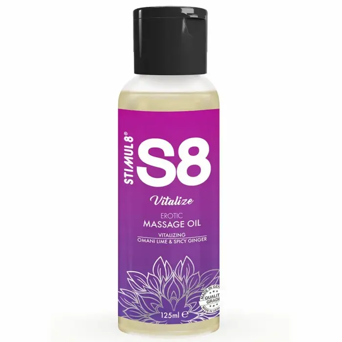 S8 Vitalize masāžas eļļa Omani Lime & Ginger – 125 ml