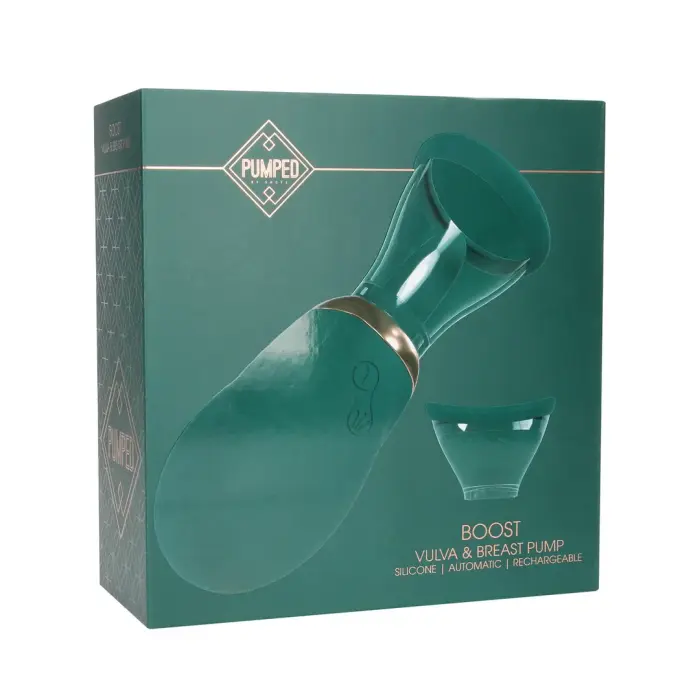 Shots Boost Rechargeable Intimate Vacuum System – Green
