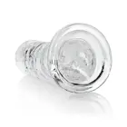Straight Realistic Dildo with Suction Cup – 20 cm (8″) – Clear — Photo 4