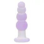Lavender Haze Beaded Curved Probe – vibrējoša pērlīšu anālā zonde, 10 funkcijas — Foto 3