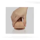LoveToy Dual Layered Platinum Silicone Cock – реалистичный двухслойный фаллоимитатор – силикон – 20,3 см — Фото 13
