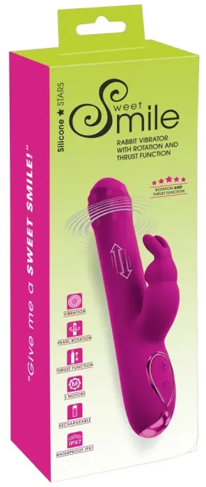 Smile Rotating Rabbit Vibrator – 22 cm (8.6″)