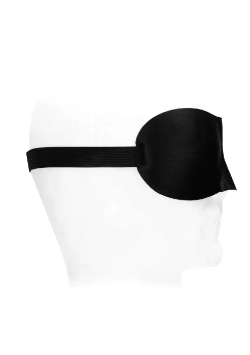 Satin Curvy Eye Mask - With Elastic Straps Photo
