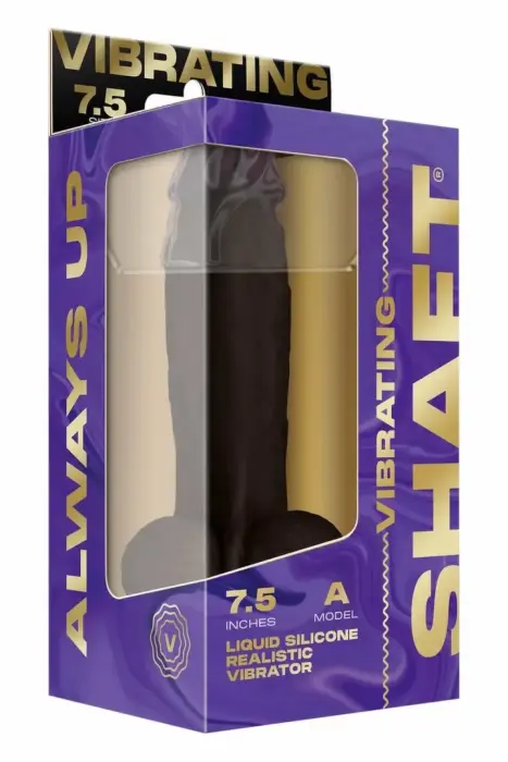 Вибратор SHAFT Vibrating Model A – 19 см (7.5″) – коричневый
