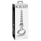 Icicles No. 67 – Curved Anal Beads – 20.5 cm – Clear Photo