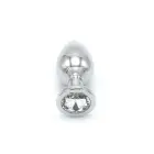 Dobais anālais spraudnis ar dārgakmeni – 6 cm (2.4″) – Caurspīdīgs — Foto 9