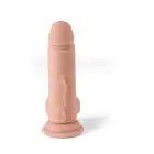 Realistlik 'R12' vibraator – 14.4 cm – nahavärvi – puldiga — Foto 3