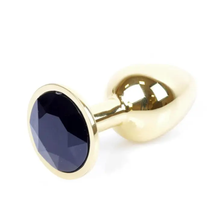 Jewellery Gold анальная пробка – 7 cm – Черная