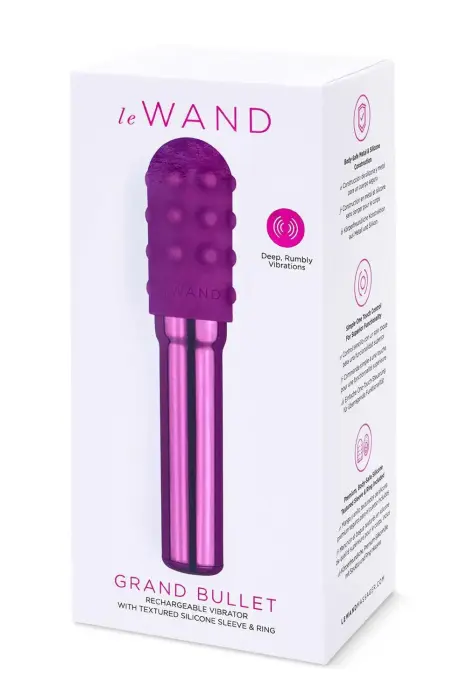 LE WAND Grand вибропуля – 12.4 cm (4.9″) – красная