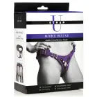 Bodice Deluxe ādas korsetes siksna – violeta – M — Foto 1