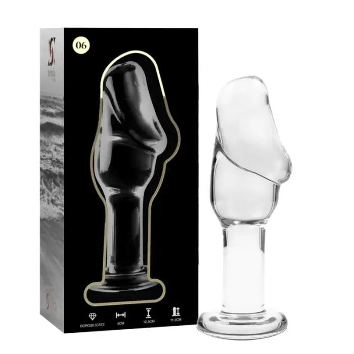 Ibiza Nebula Series Model 6 стеклянная анальная пробка – 12.5 cm – Прозрачный