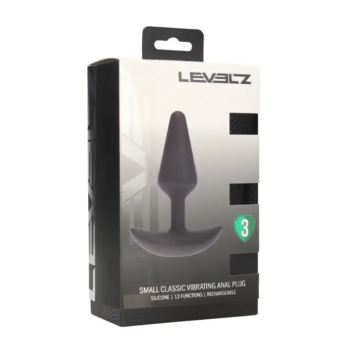 LEVELZ Small Classic Vibrating Anal Plug – S – Black