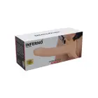INFERNO õõnes strap-on dildo – 20 cm (8″) – nahavärv — Foto 2